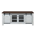 thumbnail image 4 of Contemporary Modern Urban Designer Living Dining Kitchen Room Buffet Table Sideboard Media TV Stand, Wood Metal Steel, White, 4 of 7