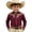 R152-Wine, variant on RMGVDSD Boys Western Cowboy Shirt With Print Long Sleeve Button Down Shirts For Kids Retro Casual Regular Fit Shirts Tops 6-7 Years