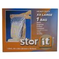 thumbnail image 2 of 2 x Big XXL Plastic Bags 24"x20" Protect Clothes Storage Heavy Duty New, 2 of 6