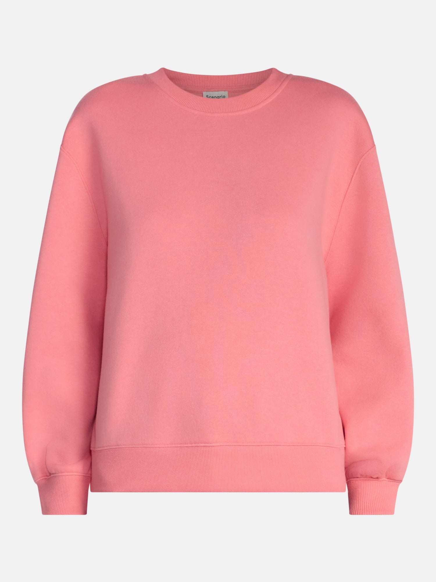 Scenario Women's and Women's Plus Crewneck Sweatshirt, Sizes XS-4X