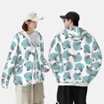thumbnail image 2 of Sun Protection Hoodie Jacket - Quirky Cartoon Cat Face Sun Shirts For Men Women Long Sleeve With Pocket Lightweight Outdoor, 2 of 2