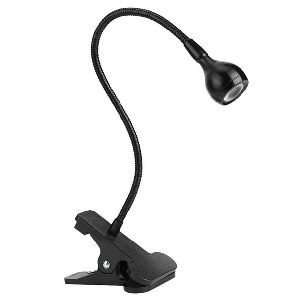 LHCER USB Pince Flexible sur Lampe de Chevet de Bureau LED Lampe de Nuit  pour l'Étude de Lecture, Lampe de Bureau à Clipser, Lampe de Serrage à LED  