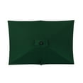 thumbnail image 4 of Bluewave Nassau 6.5-Ft X 10-Ft Rectangular Market Hunter Green Umbrella, 4 of 5