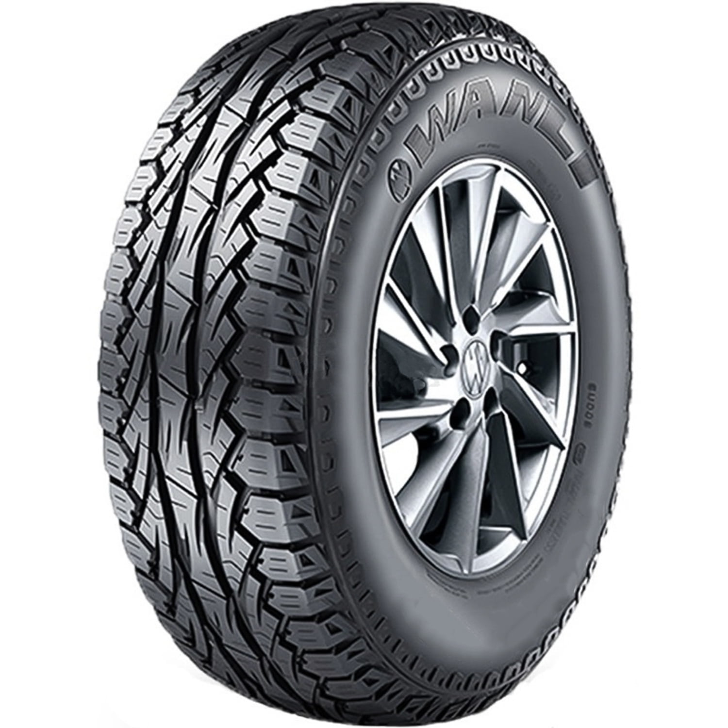 265/60R18 Forceland Kunimoto F26 110H SL Black Wall Tire - Walmart.com