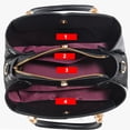 thumbnail image 5 of Stylago Handbags and Purses 2026 Shiny Shoulder Bags for Women Top Handle Leather Crossbody Tote Travel Gift for Ladies Black, 5 of 7