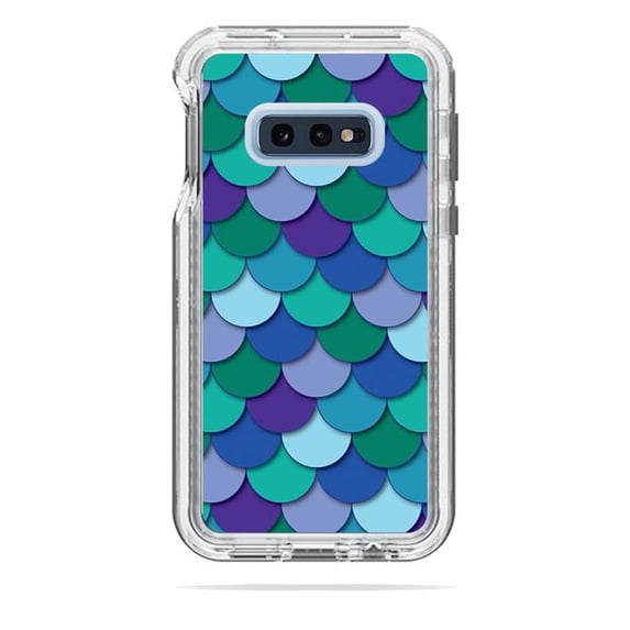MightySkins LIFNESA10E-Blue Scales Skin Decal Wrap for LifeProof Next Case Samsung Galaxy 10E Sticker - Blue Scales