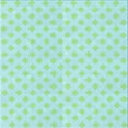 thumbnail image 1 of Ahgly Company Machine Washable Indoor Square Transitional Medium Turquoise Green Area Rugs, 5' Square, 1 of 7