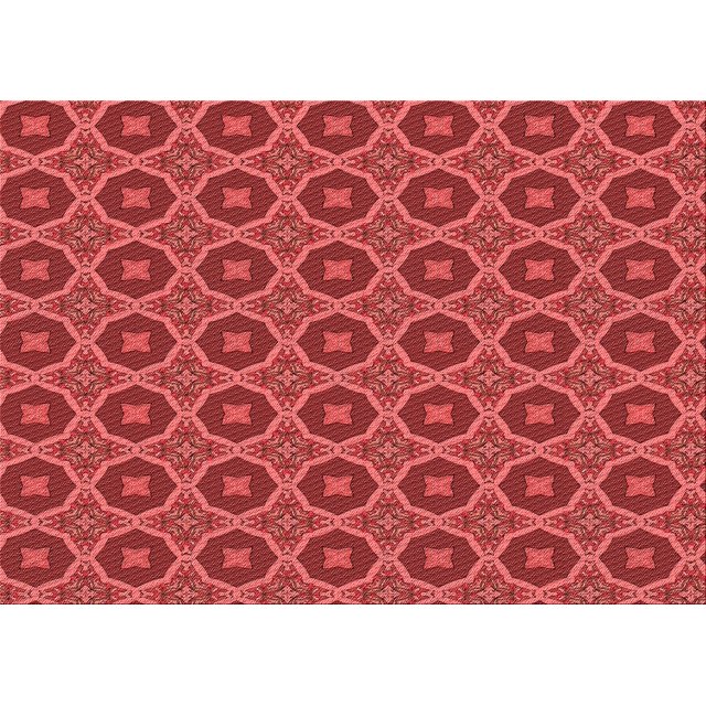 Ahgly Company Tapis Rectangulaire Lavable en Machine Rouge Transitionnel, 8 Pieds x 10 Pieds