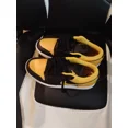 thumbnail image 1 of Size 10 Yellow And Black Jo r-dan 1 Lows, 1 of 6
