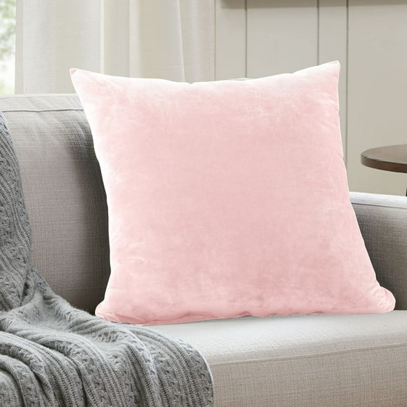 Funda de almohada decorativa EVOLIVE 66x66 cm Micromink Pink