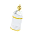 thumbnail image 4 of Tarro de almacenamiento, recipiente para almacenar alimentos, decoración moderna para el hogar, soporte para tenedor de frutas, café y té borde de oro claro, 4 of 9