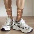 thumbnail image 6 of KLL Owl Mandala Print Cool Socks Men's Women's Crew Socks Funny Crazy Novelty Stockings, 6 of 6