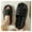Black, variant on Spa Slippers Massage Bubble Slides Slippers for Women,Funny Non-slip Gym House Slippers Shower Bedroom Slippers,Soft Pillow Stress Relief Slide Sandals for Ladies