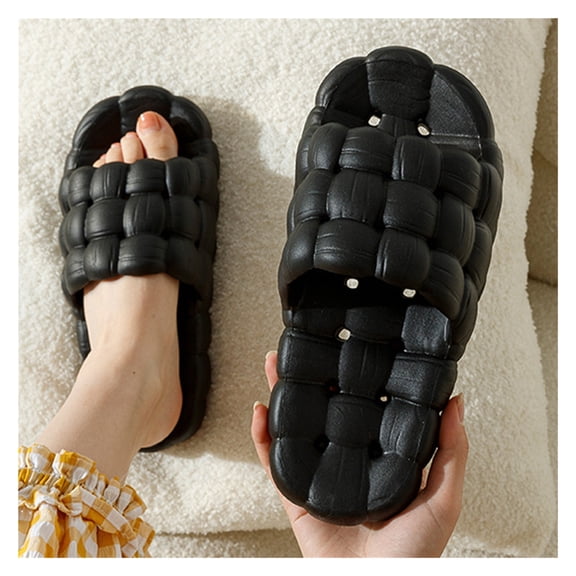 Womens Pillow Slides,Massage Bubble Slides Gym House Shower Bedroom Slippers Reflexology Stress Relief Sandals,Breathable Decompression Shoes Beach Non-Slip Shoes
