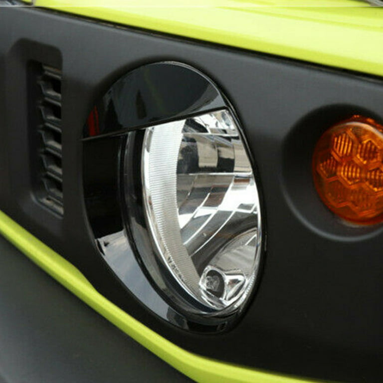 Chrome ABS Front Headlight Lamp Ring Trim For Suzuki Jimny 2019