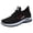 Black, variant on Womens Cushioned Trainers Running Shoes Ladies Breathable Mesh Walking Sneaker Lightweight Gym Trainers Sports Tennis Jogging Shoes