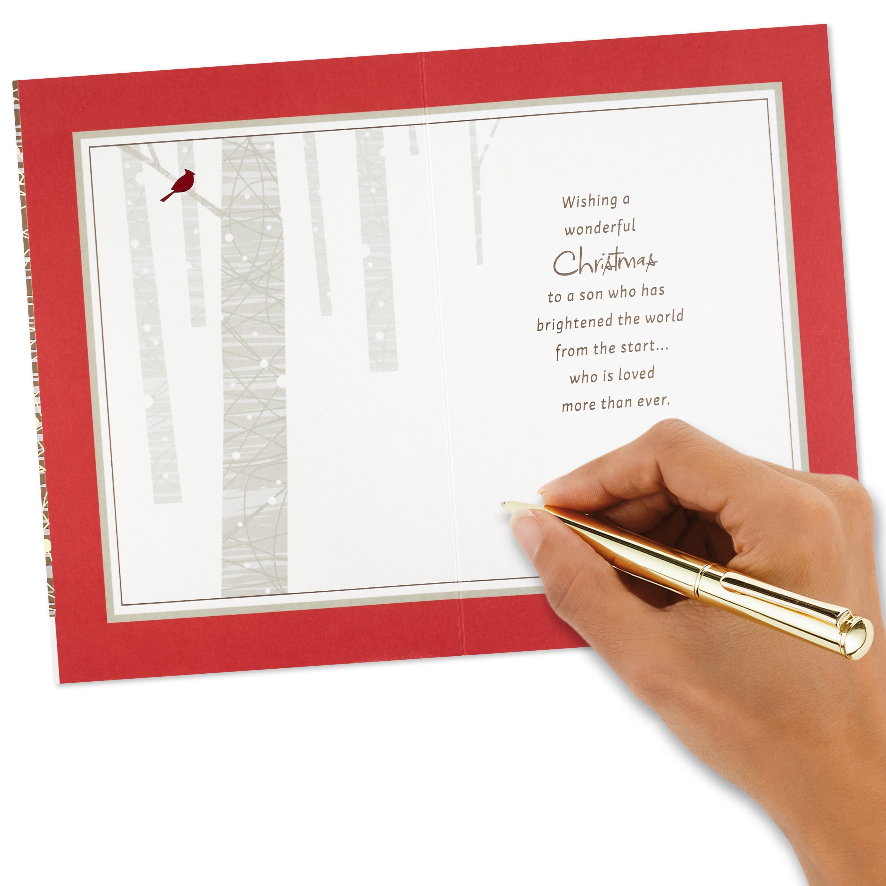Hallmark Christmas Greeting Card for Son (Pride, Joy and Love)
