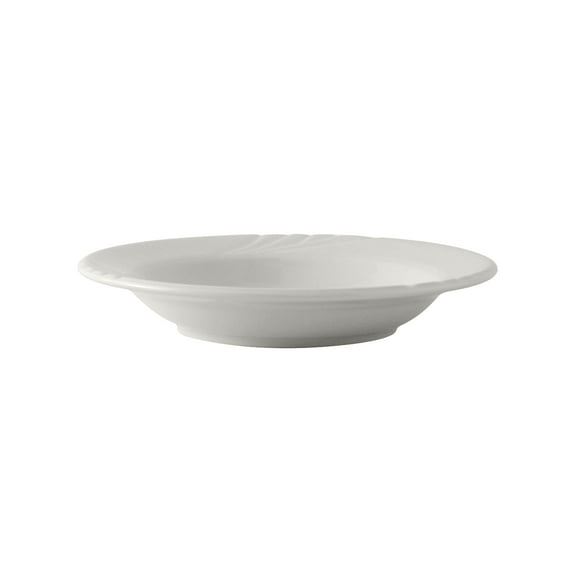 Tuxton China YPD-112 Pasta Bowl, 22 oz., 11-1/4" dia. x 2" H, round, embossed, microwave & dishwasher safe, oven proof, fully vitrified, lead-free, TuxCare, Healthcare, Sonoma, Pack of 12