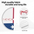 thumbnail image 5 of Christmas Tree Skirt Star-Texas-Flag Xmas Tree Skirt with Tassels Christmas Holiday Decoration 30", 5 of 6