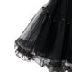 thumbnail image 2 of Falda de baile de salón, disfraz de baile, actuación en el escenario, ropa de baile para mujer en capas negro 2, 2 of 2