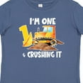 thumbnail image 4 of Inktastic I'm 1 and Crushing It Construction 1st Birthday Boys or Girls Baby T-Shirt, 4 of 5
