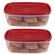 thumbnail image 1 of Recipiente de almacenamiento de alimentos Rubbermaid 071691405382, 40 L, paquete de 2, 1 of 6