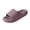 Purple, variant on Willtoo Womens Shower Shoes Open Toe Non Slip Slides Cozy Hollow Drain Slip on Sandals Lightweight Indoor Slippers