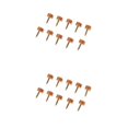 thumbnail image 2 of Xinxinyy Coussinets Embouts de Talons Hauts Réparation de Chaussures Remplacement Goujons Protection Fiable Abricot Fin 10mm 10mm Fine Épingle 2Ensemble, 2 of 6