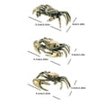 thumbnail image 5 of 7829 Metal Crabs Figurines Crabs Statues Shelf Decors Accent Crabs Decorative Objects Tabletop Centerpieces Home Decorations, 5 of 10
