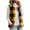 Yellow, variant on Women Zip up Sleeveless Fleece Jacket, Classic Plaid Vest with Side Pockets, Loose Fit Warm Gilet for Fall Winter Layering Loungewear Khaki XXL