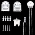 thumbnail image 1 of Kit 2 Accesorios Para Persianas Enrollables Mecanismo De Persianas Enrollables De Plástico Blanco Con Eje Interior De Metal Como Herramienta Universal Para Reemplazo O Reparación De Persianas - 25 Mm, 1 of 5