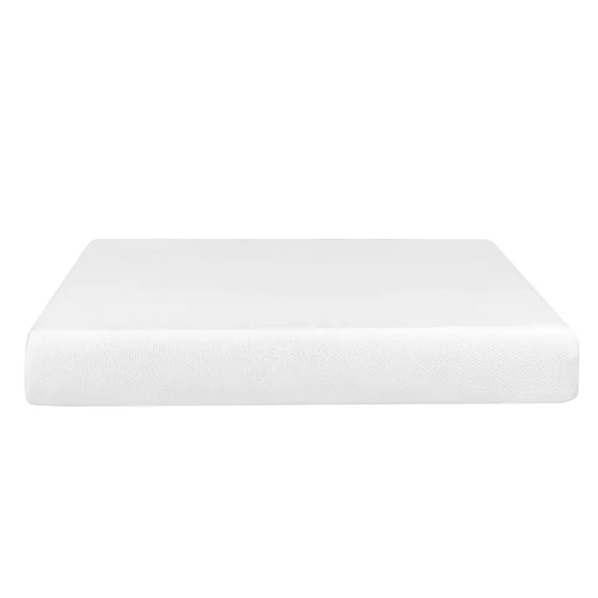 Contemporary 8 in. King Size Gel Memory Foam Mattress in a Box, Cooling Technology, Pressure Relief, White