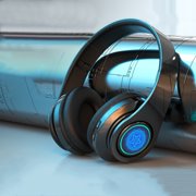 Kids Bluetooth Headphones, Wireless & Wired, Built-In Mic, SD Music Player, Over-Ear Design,Black