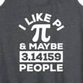 thumbnail image 3 of Instant Message - I Like Pi - Women's Racerback Tank Top, 3 of 6