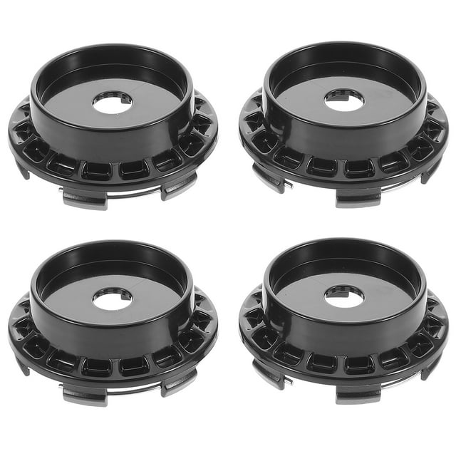 KAKOWELY car wheel center caps 4Pcs Wheel Hub Center Caps For Car Modification Wheel Rim Hub Cover Universal For Car Tuning And Replacement Black2.36"X2.36"X0.59"