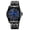 Blue, variant on Men’s Stainless Steel Skull Quartz Watch – Waterproof 30M Wristwatch with Luminous Hands, Bold 3D Dial Design