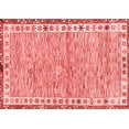 thumbnail image 1 of Ahgly Company Indoor Rectangle Abstract Red Modern Area Rugs, 7' x 10', 1 of 4