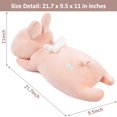 thumbnail image 3 of Almohada de peluche de conejito rosa de 21,7 ", almohada suave para abrazar, juguetes de peluche de conejito, almohada de muñeco de conejo bonito con alas, regalos f JFHHH pequeña, 3 of 5