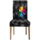 thumbnail image 1 of ABPHQTO Paraguas arcoíris en masa de paraguas negros, funda protectora para silla elástica, funda protectora para asiento para comedor, Hotel, fiesta de boda, juego de 1, 1 of 4