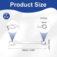 thumbnail image 2 of 2Pcs Combination Wrench 30mm Metric 12-Point Box and Open End 45# Carbon Steel, 2 of 7