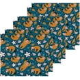 thumbnail image 3 of SKYSONIC Sloth Cotton Washcloths Set of 2, Highly Absorbent Soft Fingertip Towel for Bathroom, Gym, Hotel and Spa, 12 x 12 Inch, 3 of 7