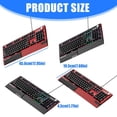 thumbnail image 5 of NKRO AntiGhosting 104Key Cord Mechanical Keyboards RGBs Backlit Ergonomic Design for Gaming and Use, 5 of 12