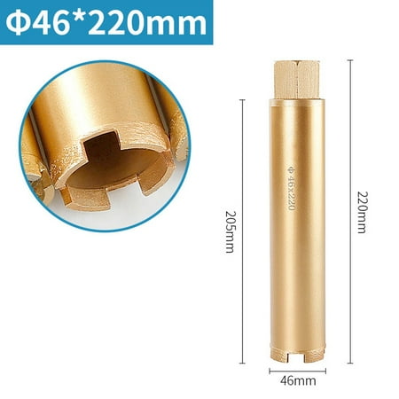 

220mm Wet Diamond Core Bit 46mm Drill Bit Reinforced Concrete Drilling Hole
