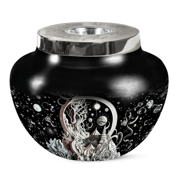 KARYLIZ Fairytale Cremation Urns For Ashes For Women - Urns For Human Ashes Adult Female - Decorative Box - Funeral Urns For Adult Ashes Women - Urn For Mothers Ashes - Burial Urns 10 Inch