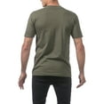 thumbnail image 2 of Pro Club Men's Comfort Cotton Short Sleeve T-Shirt-OLV-XL, 2 of 5