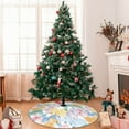 thumbnail image 7 of Yiaed Zebra Colourful Print Christmas Tree Skirt , Tree SkirtsTree Mat for Christmas Winter Holiday Indoor Decorations-48", 7 of 7