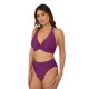 thumbnail image 1 of Gorgeous - Top de Bikini Texturizado para Mujer (Ciruela), 1 of 3