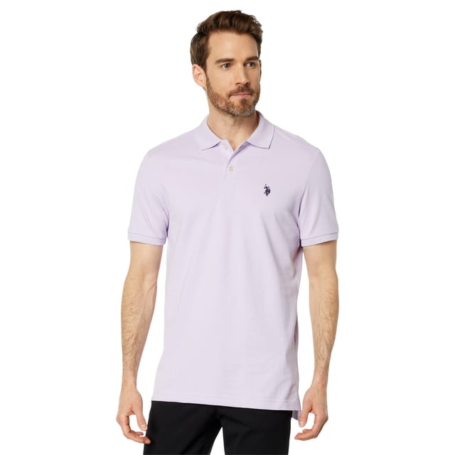 Remera Polo U.S. Polo Assn. Classic Fit de Algodón Lila Talle S