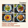 thumbnail image 5 of Katbite 10-Inch Biodegradable & Compostable Disposable Paper Plates - 100 Count, 5 of 10