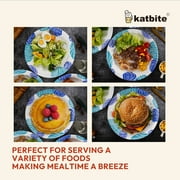 Katbite 9-inch Compostable Paper Plates, Biodegradable, 125-Count